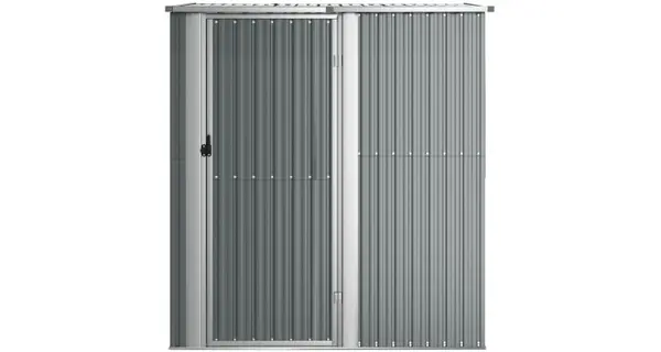 Sopron biciclete de gradina gri 180,5x97x209,5 cm otel zincat