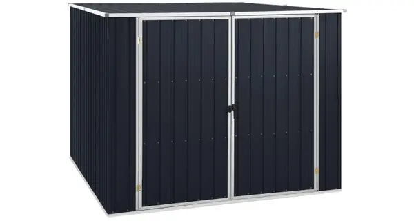 Sopron de gradina, antracit, 195 x 198 x 159 cm otel galvanizat