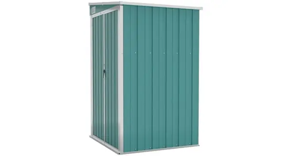 Sopron gradina/montaj pe perete verde 118x100x178 cm otel zincat