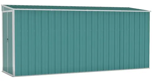 Sopron gradina/montaj perete verde 118x382x178 cm otel zincat
