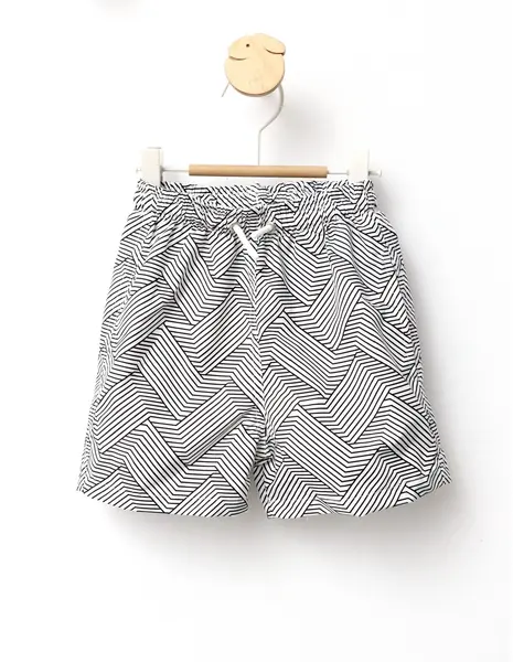 Sort de baie din fas model alb-negru