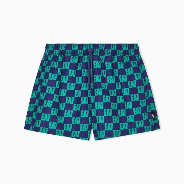 Sort de baie EA7 WATER SPORTS BW M GRAPHIC BOXER
