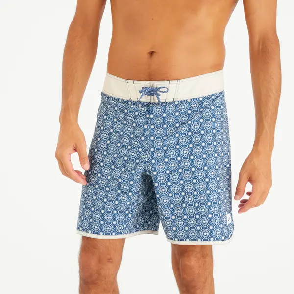 Șort de baie surf surf semi-lung 18" 500 Surfingsurf Bărbați