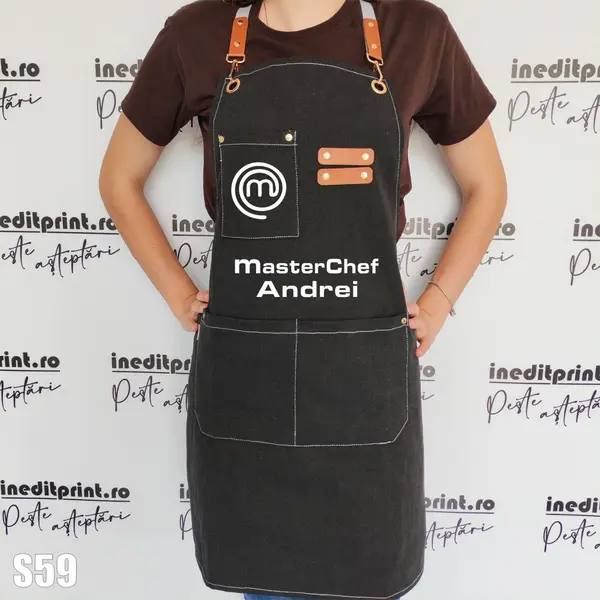 Sort Denim personalizat MasterChef - S59 Negru
