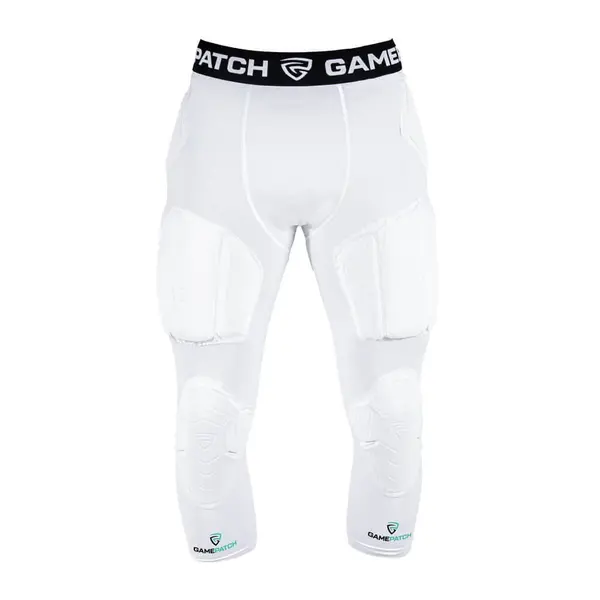 Sort Gamepatch 3/4 cu Protectie Full - 01 White, XXL