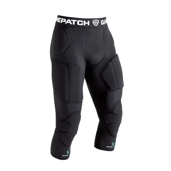 Sort Gamepatch 3/4 cu Protectie Full - 03 Black, S