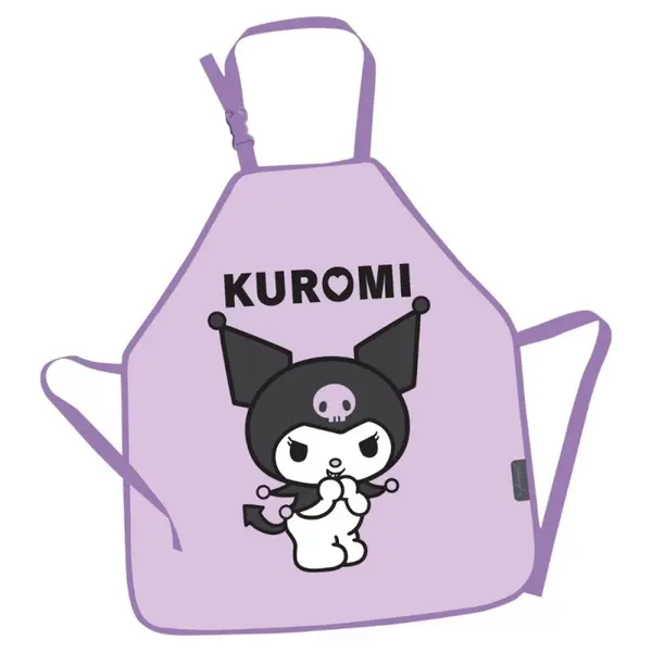 Sort protectie haine St.Majewski Kuromi Violet, pentru pictura,marime universala 3-7 ani