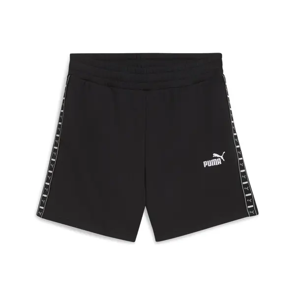 Sort Puma ESS TAPE High-Waist Shorts 5"