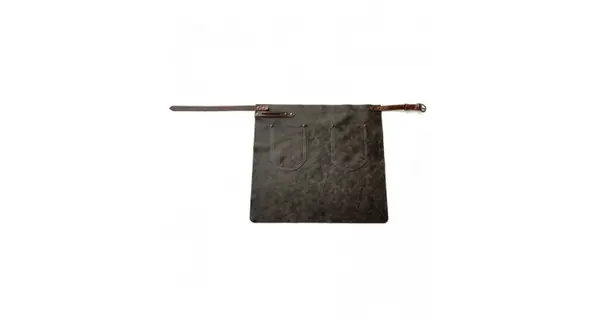 Sort scurt din piele pentru gratar Premium Feuermeister antique antracit XL 100 x 80 cm 8751030203