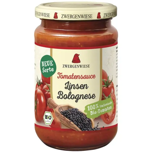 Sos Bolognese cu tomate si linte , eco - 340 ml