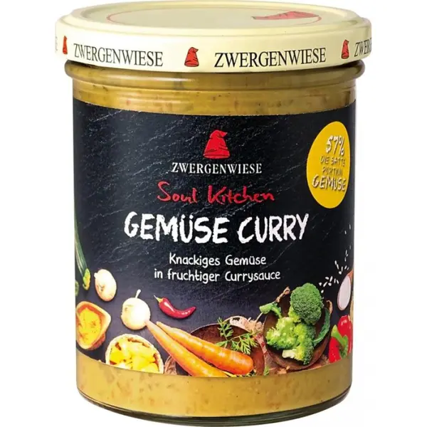 Sos cu legume si curry fara gluten, eco - 370 g