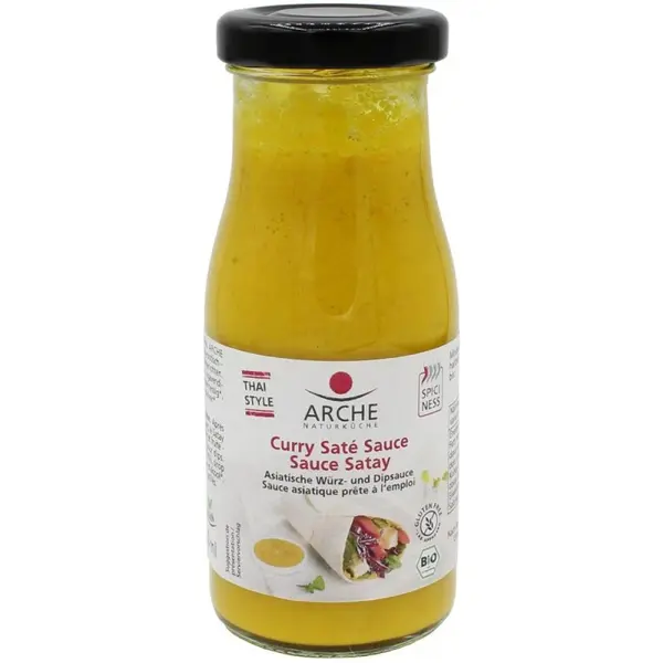 Sos Curry Bio, Arche Naturkuche - Asia, 130 ml