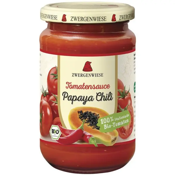 Sos de tomate papaya si chili fara gluten, eco - 340 ml