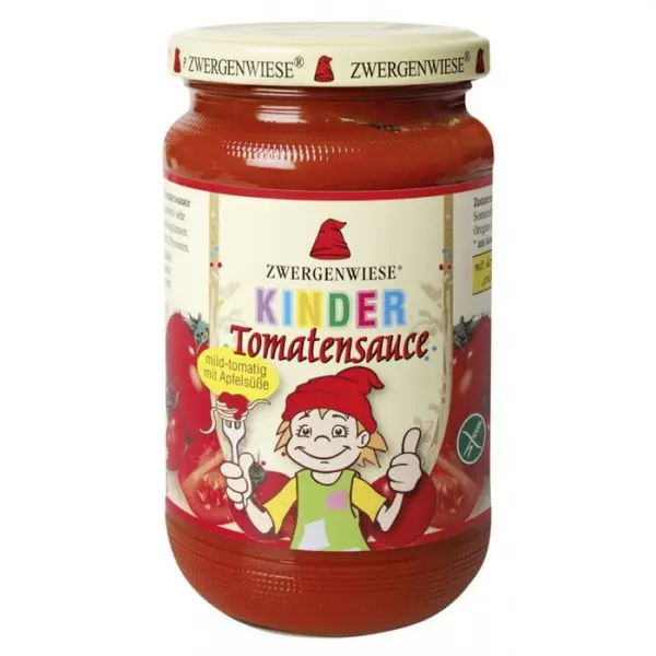 Sos de tomate pentru copii cu indulcitor din mere fara gluten, eco - 340 ml