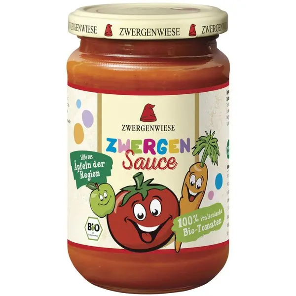 Sos de tomate pentru copii cu mere si morcovi fara gluten, eco - 340 ml