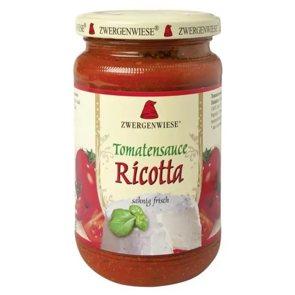 Sos de tomate ricotta fara gluten, eco - 340 ml
