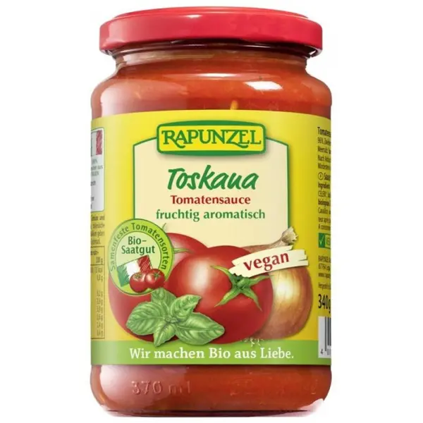 Sos de tomate Toskana vegan, eco - 340 g