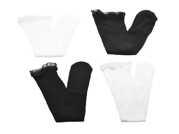 Sosete ALDO alb-negru, ODLACYDAZE 003, din material textil