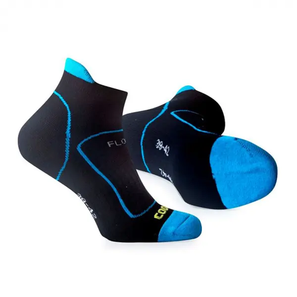 Sosete dama Coolmax FLR COOL - culoare negru albastru 39-42, NEGRU-ALBASTRU