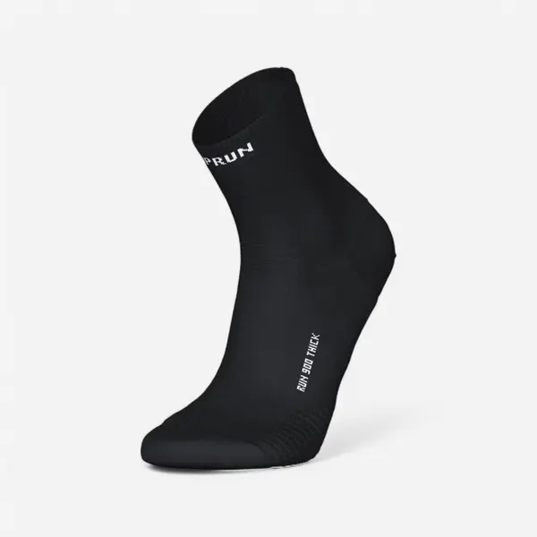 Șosete groase Mid Alergare Kiprun run900 negru