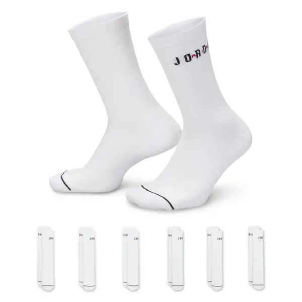 Sosete Jordan U J Ed Poly Crew Jor 6Pr - 144