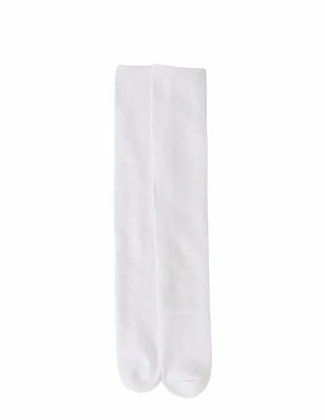 Sosete lungi albe simple