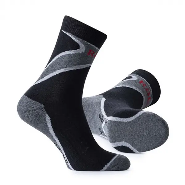 Sosete negre 50% bumbac, culoarea negru, Ardon R8ED 42-45, NEGRU-GRI