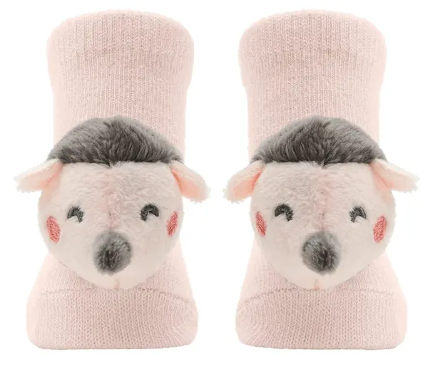 Șosete pentru bebeluși KikkaBoo - Hedge-hugs, 3D, 0luni+