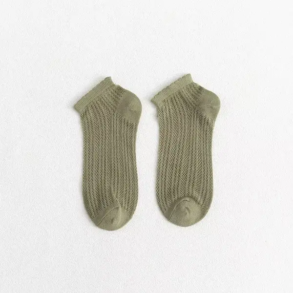 Sosete pentru dama, SS238, Verde, marime universala (35-39)