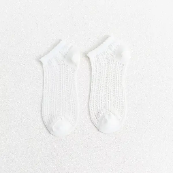 Sosete pentru dama, SS245, Alb, marime universala (35-39)