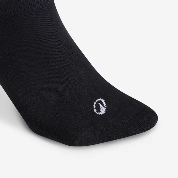 Șosete scurte tenis RS100, 3 perechi, negru