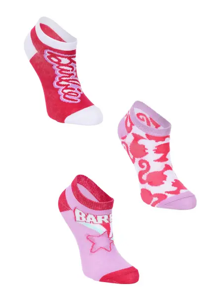 Sosete - Set 3 perechi Barbie
