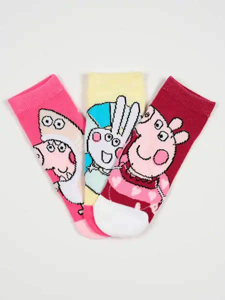 Sosete – Set de 3 perechi Peppa Pig