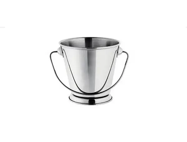 Sosiera tip galetusa, Inox, Argintiu, 9 cm