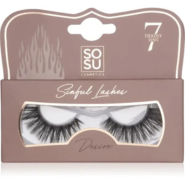 SOSU Cosmetics 7 Deadly Sins Lashes gene false Desire 1 buc