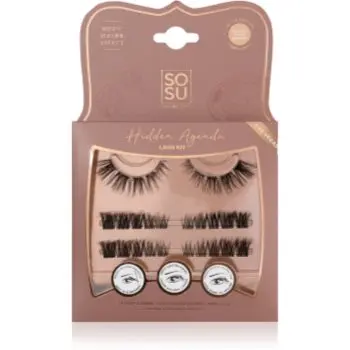 SOSU Cosmetics Hidden Agenda Lash Kit gene false