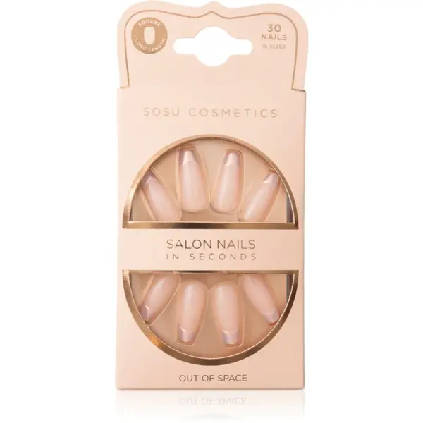 SOSU Cosmetics Salon Nails unghii artificiale culoare Out Of Space 30 buc
