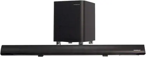 Soundbar Nanoxia NXSB21CWW, 2.1, 120 W, Subwoofer Wireless, Bluetooth, USB (Negru)