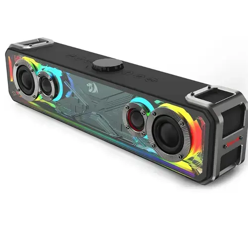 Soundbar Redragon Surge, Bluetooth, iluminare RGB (Negru)