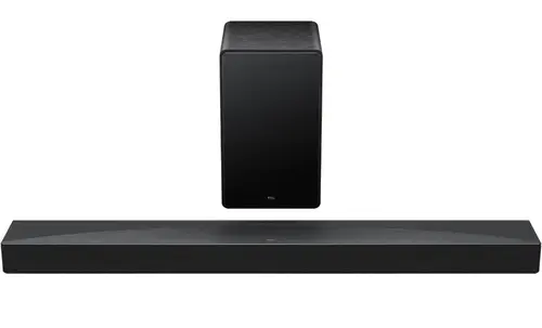 Soundbar TCL Q65H, 5.1, 580W, Bluetooth 5.3, Dolby Atmos & DTS-Virtual:X, e-ARC, Subwoofer Wireless (Negru)