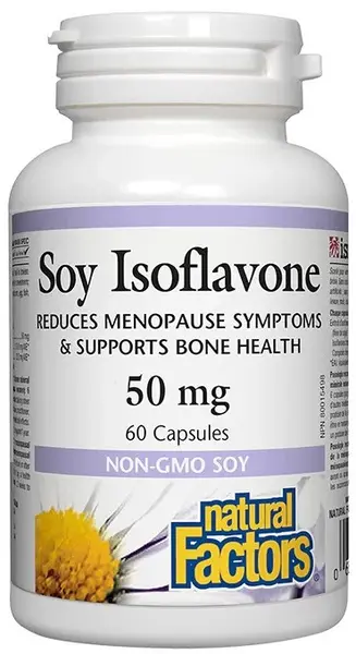 Soy Isoflavone, 50 mg, 60 capsule, Natural Factors