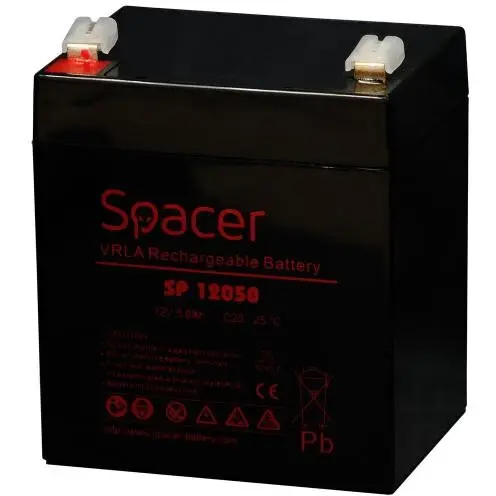 spacer Acumulator UPS Spacer SP-BAT-12V5AH, 12V, 5Ah