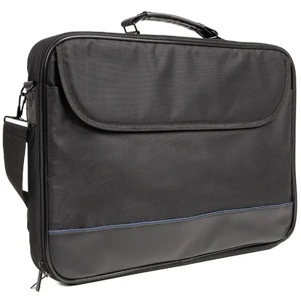 spacer Geanta laptop Spacer, pentru laptopuri cu diagonala de de max. 17.3″, 1 compartiment, buzunar frontal, waterproof, material plastic-nylon, Negru