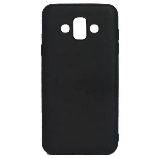 spacer Husa Spacer pentru Samsung J7 DUOS 2018, grosime 1 mm, material flexibil TPU, ColorFull Matt Ultra, Negru
