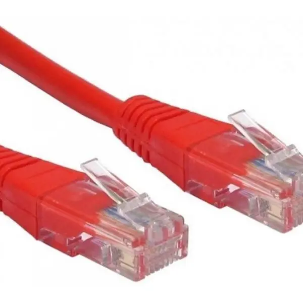 spacer PATCH CORD UTP SPACER Cat5e, 0.5m, rosu, SP-PT-CAT5-0.5M-R