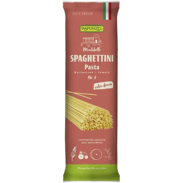 Spaghetti semola extra subtiri nr.3, eco - 500 g