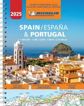 Spain & Portugal 2025 - Tourist and Motoring Atlas (A4-Spiral), Spiral Bound/Michelin