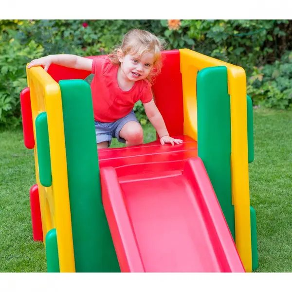 Spatiu de joaca junior Little Tikes cu tobogan natural