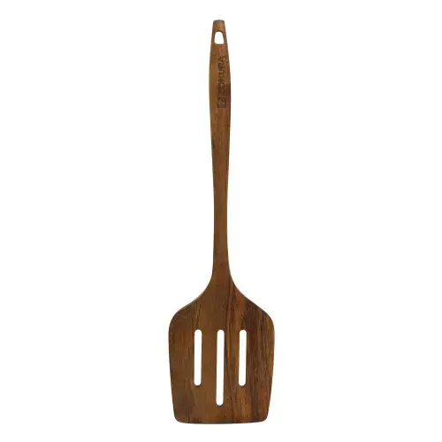 Spatula cu fante, lemn de acacia, 32cm - Zokura