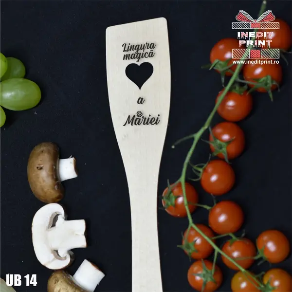 Spatula cu inima personalizata Magic UB14